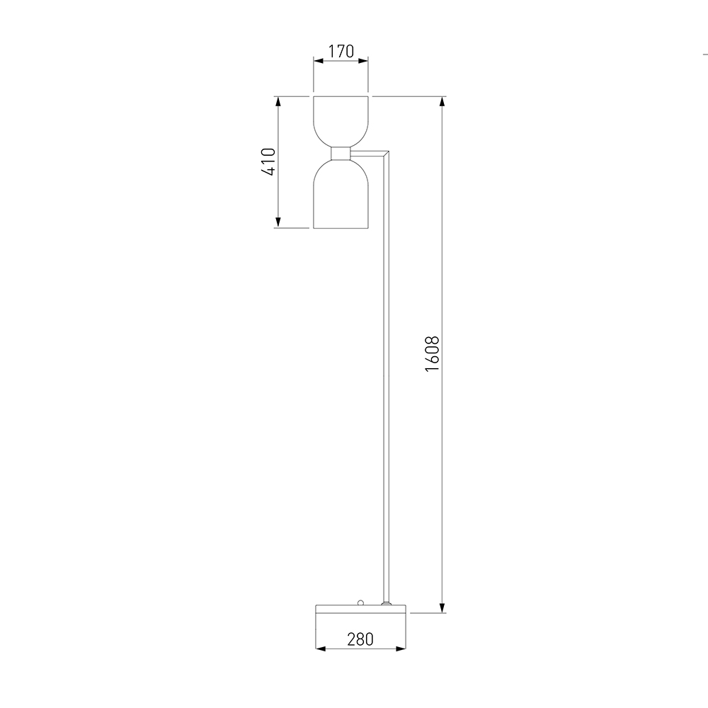 Торшер Light maker studio white and smok Торшер Light maker studio white and smok в Костроме