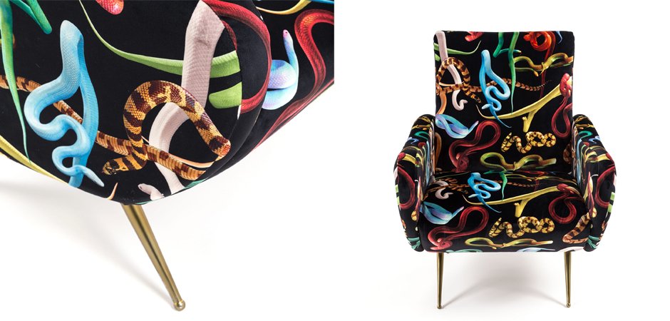 Кресло Seletti Armchair Snakes Design: Toiletpaper Кресло Seletti Armchair Snakes Design: Toiletpaper - Loft-Concept в Костроме