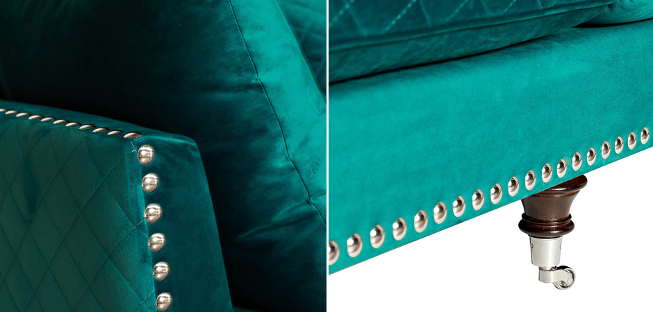 Диван Giorgio Sofa Turquoise Диван Giorgio Sofa Turquoise - Loft-Concept в Костроме