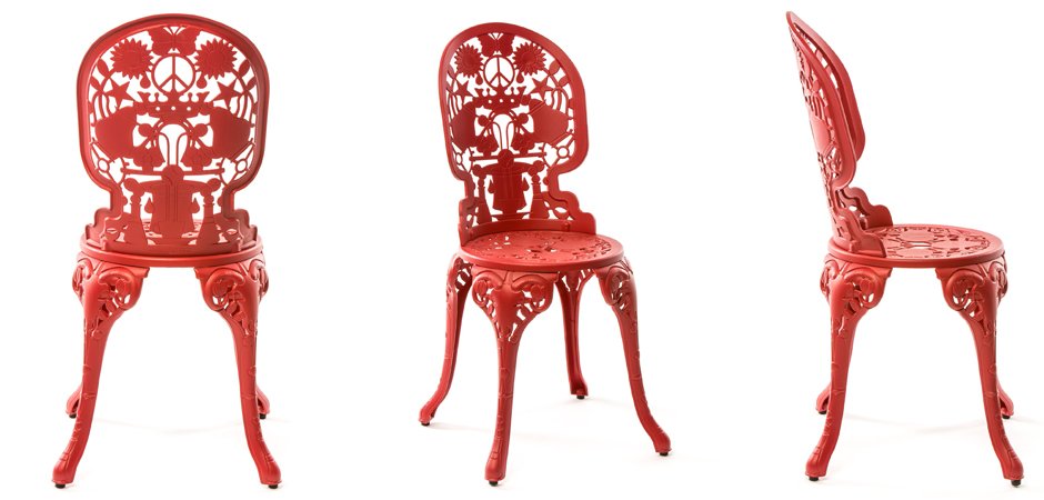 Стул Seletti Industry Collection ALUMINIUM CHAIR – RED Стул Seletti Industry Collection ALUMINIUM CHAIR – RED - Loft-Concept в Костроме