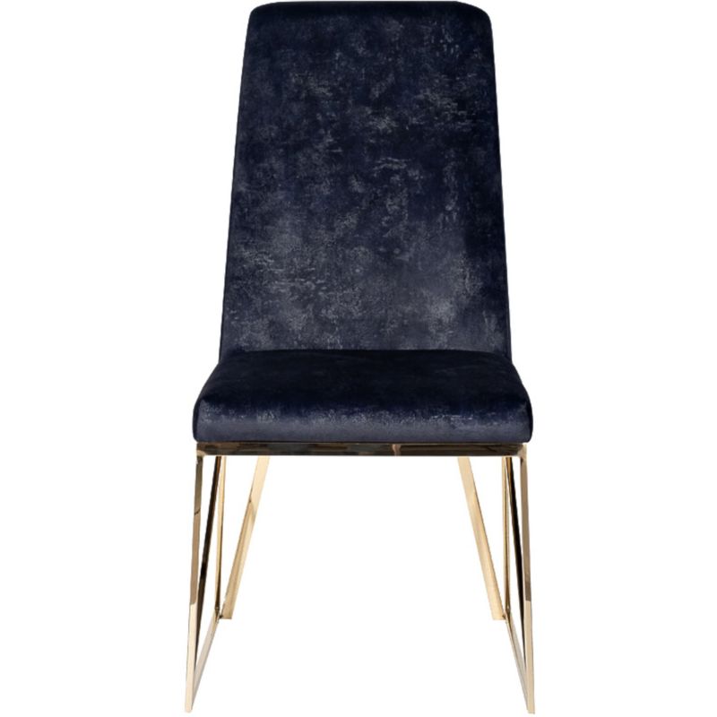 Стул барный Blave DARK BLUE Темно-синий Золотой Стул барный Blave DARK BLUE Темно-синий Золотой в Костроме | Loft Concept