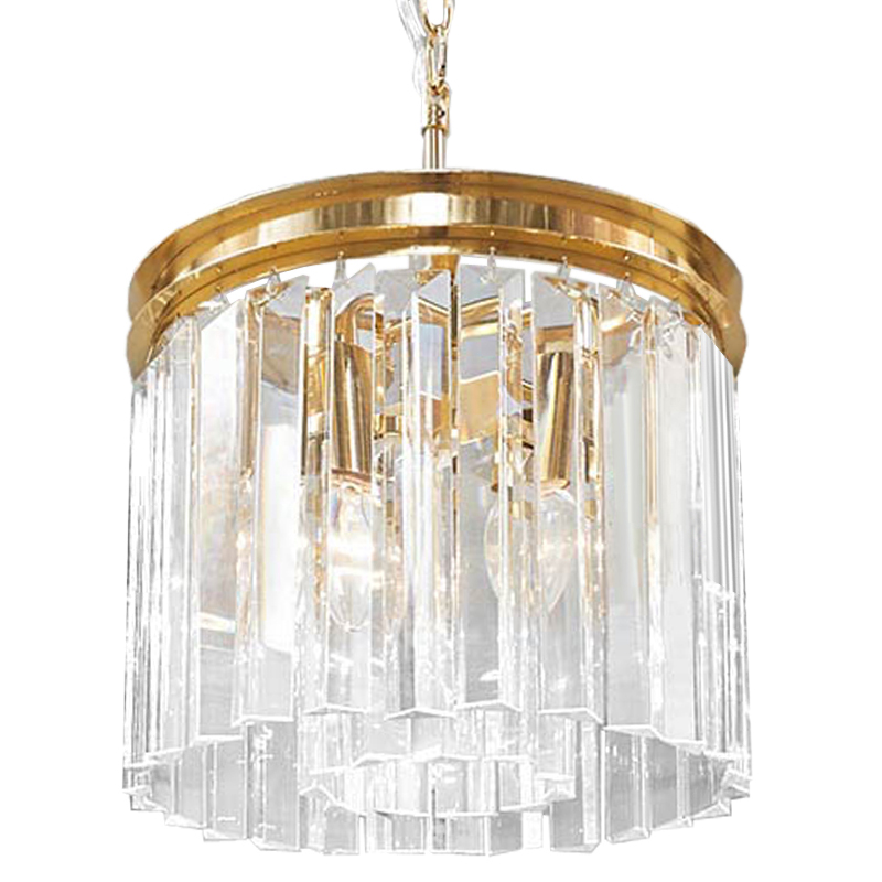 Люстра RH Odeon Chandelier Gold 30 Прозрачное Стекло Золотой Люстра RH Odeon Chandelier Gold 30 Прозрачное Стекло Золотой в Костроме | Loft Concept