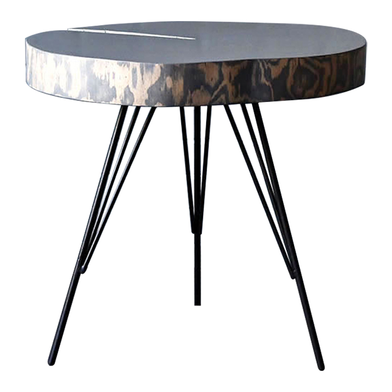 Кофейный стол Farley Industrial Metal Rust Coffee Table Дерево Серый Черный Кофейный стол Farley Industrial Metal Rust Coffee Table Дерево Серый Черный в Костроме | Loft Concept