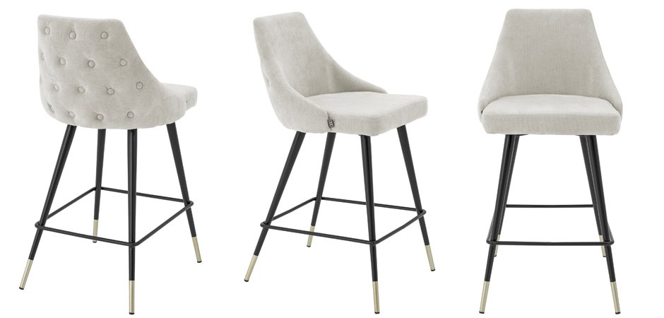 Полубарный стул Eichholtz Counter Stool Cedro Sand Полубарный стул Eichholtz Counter Stool Cedro Sand - Loft-Concept в Костроме
