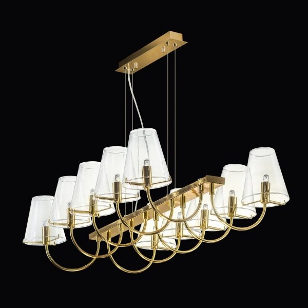 Люстра Imperial Chandelier 10 Глянцевое золото Люстра Imperial Chandelier 10 Глянцевое золото в Костроме | Loft Concept