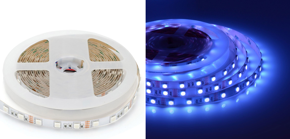 Светодиодная лента 14,4W/m 60LED/m 5050SMD разноцветная 5M Светодиодная лента 14,4W/m 60LED/m 5050SMD разноцветная 5M - Loft-Concept в Костроме