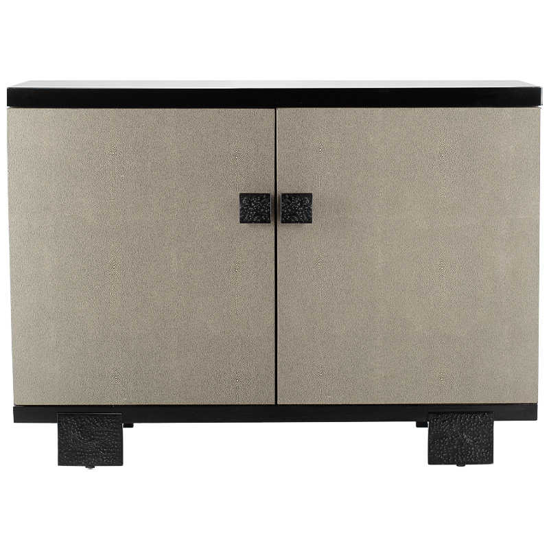 Комод Charles Stingray Texture Chest Of Drawers Черный Серый Комод Charles Stingray Texture Chest Of Drawers Черный Серый в Костроме | Loft Concept