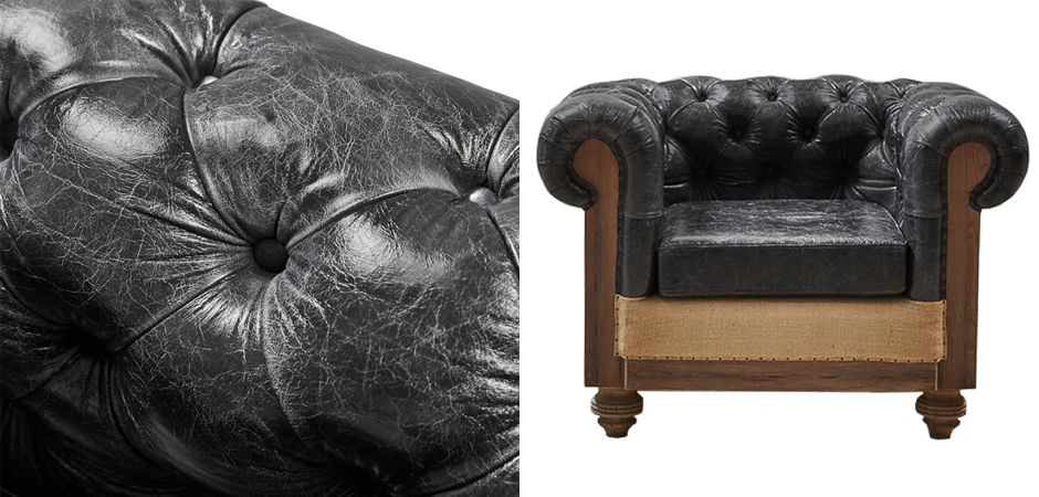 Кресло Deconstructed Chesterfield Armchair Кресло Deconstructed Chesterfield Armchair - Loft-Concept в Костроме