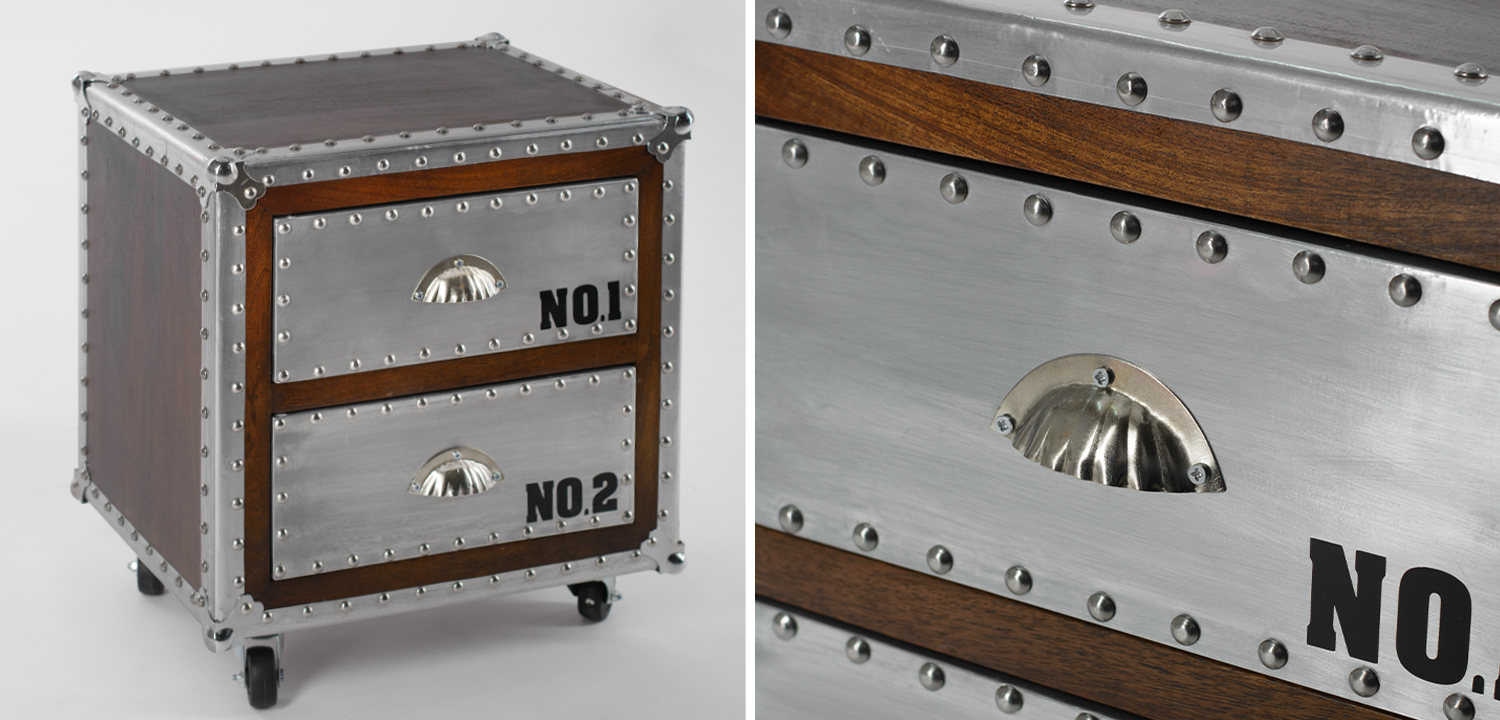 Тумба Industrial Metal and Wood - фото