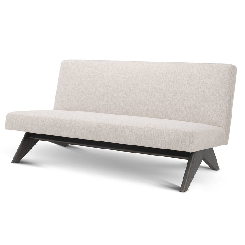 Диван Eichholtz Sofa Erudit Молочный Коричневый Диван Eichholtz Sofa Erudit Молочный Коричневый в Костроме | Loft Concept