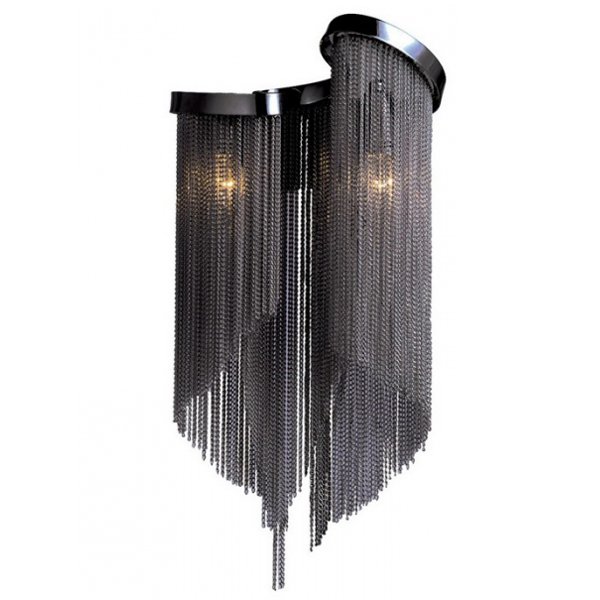 Бра Atlantis Chain Wall lamp Black Темный хром Бра Atlantis Chain Wall lamp Black Темный хром в Костроме | Loft Concept