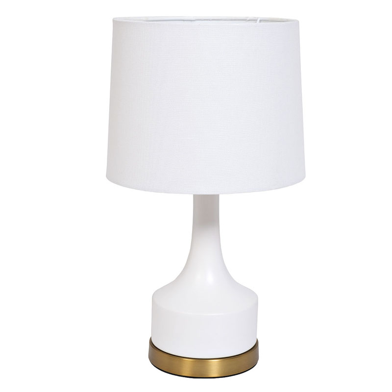 Настольная лампа Fontaine Table Lamp Золотой Белый Настольная лампа Fontaine Table Lamp Золотой Белый в Костроме | Loft Concept