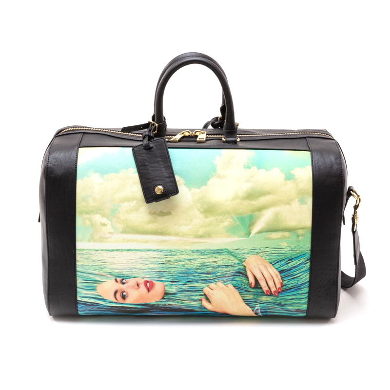 Сумка-дафл Seletti Seagirl Черный Голубой Сумка-дафл Seletti Seagirl Черный Голубой в Костроме | Loft Concept