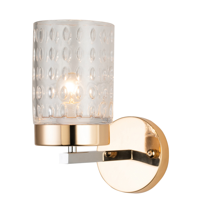 Бра Didian Sconce Глянцевое золото Хром Прозрачный Бра Didian Sconce Глянцевое золото Хром Прозрачный в Костроме | Loft Concept