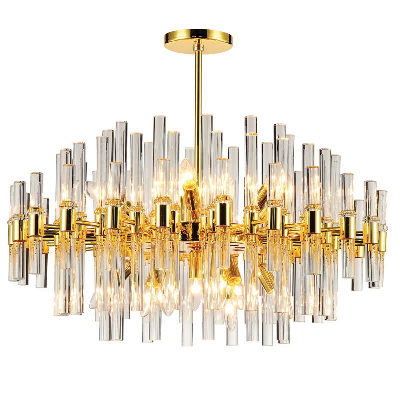 Люстра Luxxu Chandelier 80 Глянцевое золото Прозрачный Люстра Luxxu Chandelier 80 Глянцевое золото Прозрачный в Костроме | Loft Concept