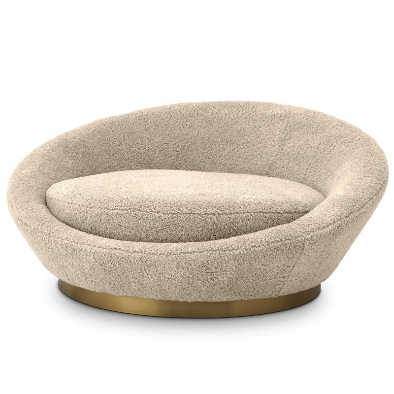 Диван Eichholtz Sofa Duardo Песочный Латунь Диван Eichholtz Sofa Duardo Песочный Латунь в Костроме | Loft Concept