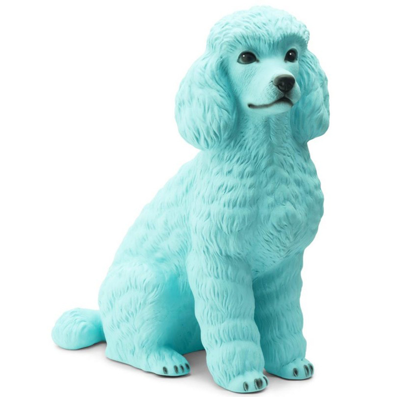 Статуэтка Abhika Poodle Bisc. Turquoise Бирюзовый Статуэтка Abhika Poodle Bisc. Turquoise Бирюзовый в Костроме | Loft Concept
