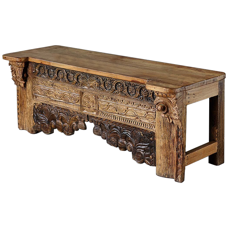 Консоль Bhavya Console Коричневый Консоль Bhavya Console Коричневый в Костроме | Loft Concept