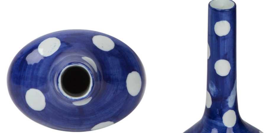 Ваза-бутылка blue & white ornament Point Bottle Ваза-бутылка blue & white ornament Point Bottle - Loft-Concept в Костроме