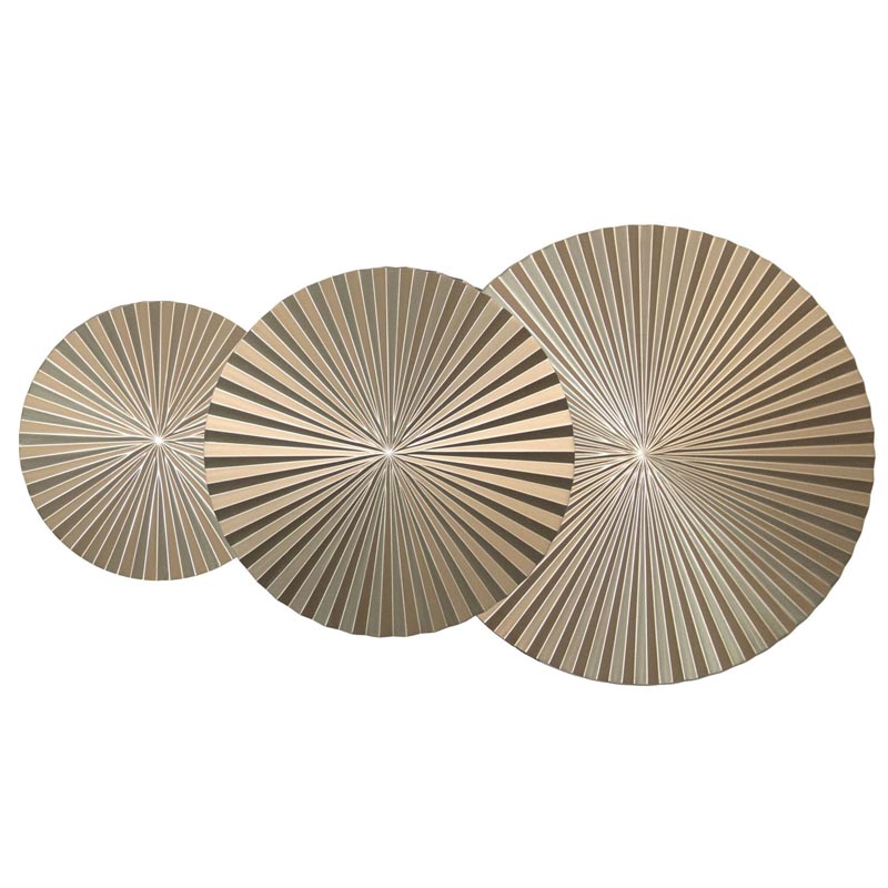 Арт-объект Apollo Champagne Wall Plaque Disc 3 Золотой Шампань Арт-объект Apollo Champagne Wall Plaque Disc 3 Золотой Шампань в Костроме | Loft Concept