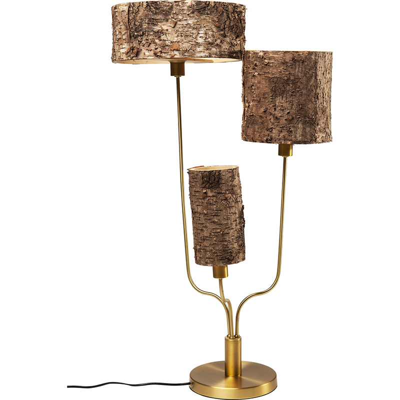 Настольная лампа Log Lampshades Золотой Древесина Настольная лампа Log Lampshades Золотой Древесина в Костроме | Loft Concept