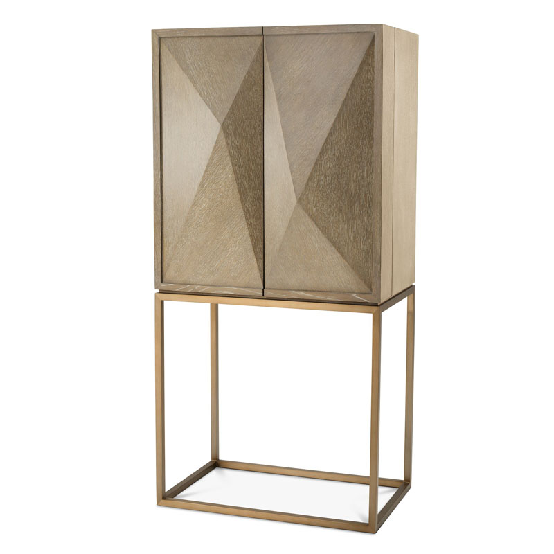 Шкаф для вина Eichholtz WINE CABINET HIGHLAND Белый дуб в Костроме | Loft Concept 