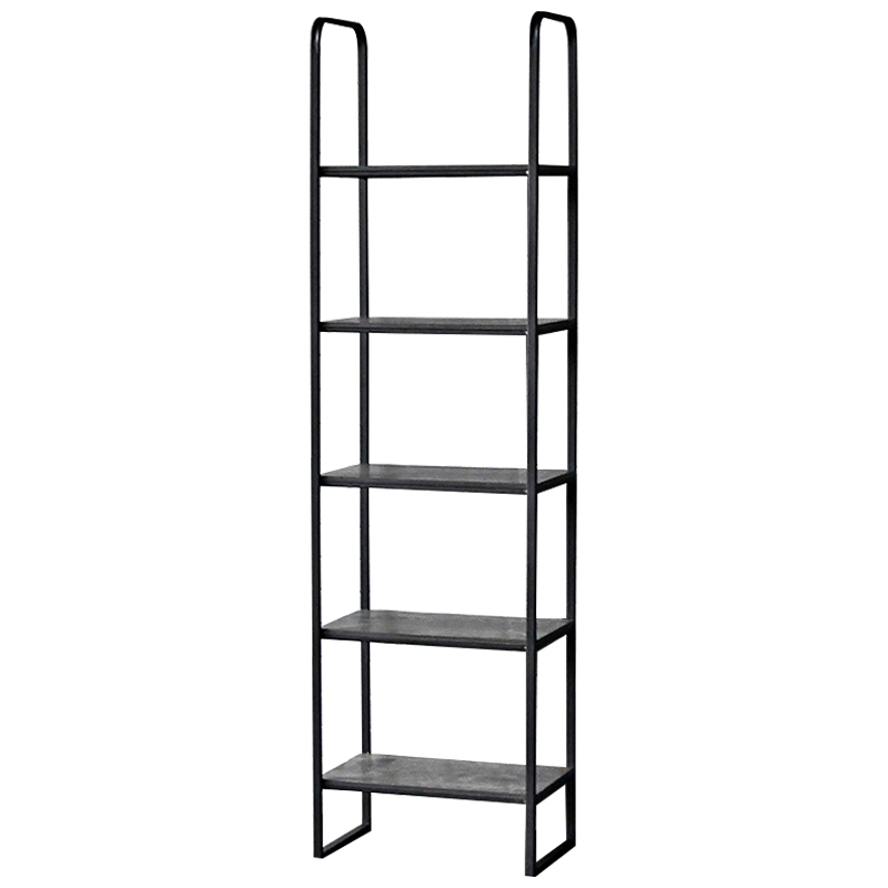 Стеллаж Ayman Graphite Industrial Metal Rust Rack Черный Дерево Серый Стеллаж Ayman Graphite Industrial Metal Rust Rack Черный Дерево Серый в Костроме | Loft Concept
