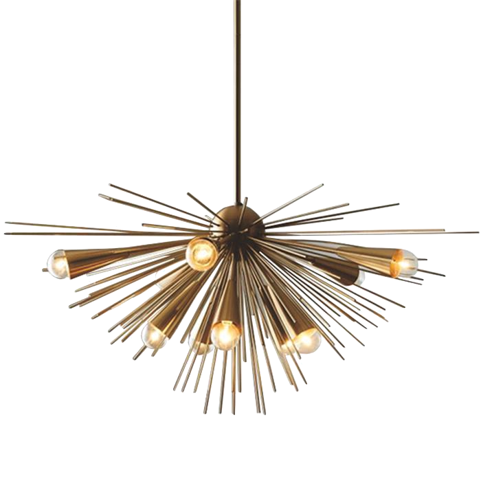 Люстра Luxury Copper Metal Thorn Pendant Lights Латунь Люстра Luxury Copper Metal Thorn Pendant Lights Латунь в Костроме | Loft Concept