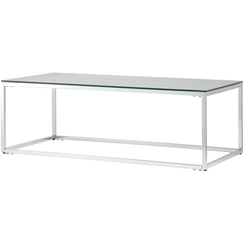 Столик кофейный Cassiani Collection Silver Серебряный Прозрачное Стекло Столик кофейный Cassiani Collection Silver Серебряный Прозрачное Стекло в Костроме | Loft Concept