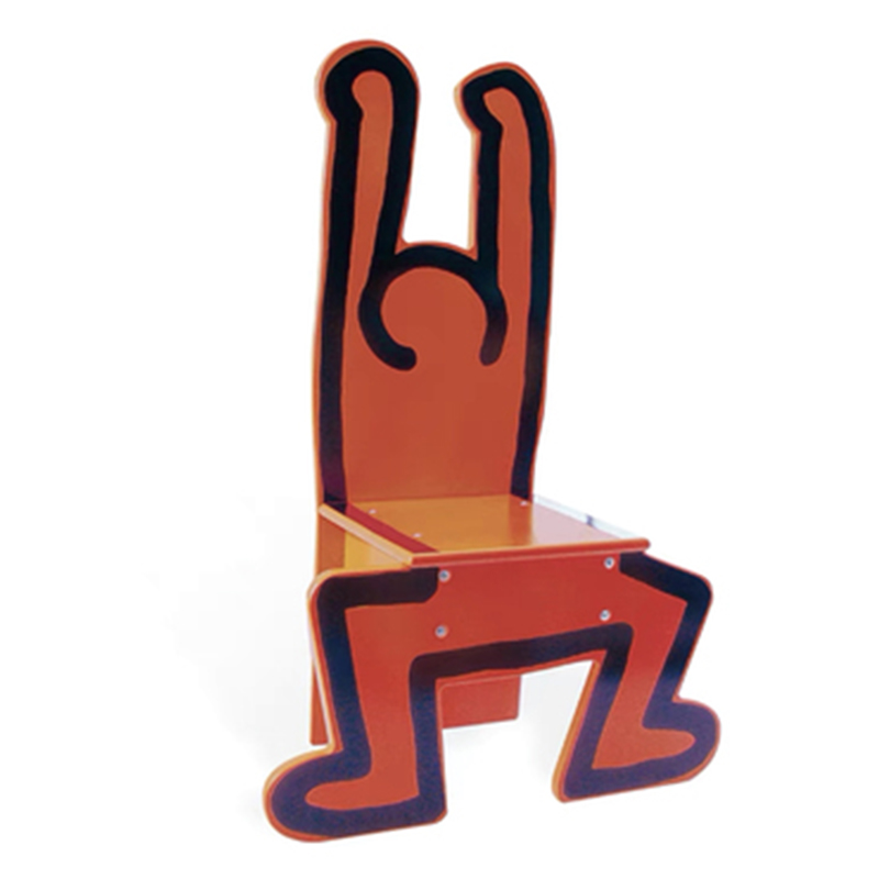 Детский стул Chaise Keith Haring Dancer Vilac Красный Красный Детский стул Chaise Keith Haring Dancer Vilac Красный Красный в Костроме | Loft Concept