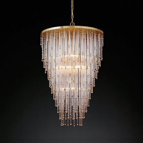 Люстра Restoration Hardware Luciano Chandelier 22 Латунь Люстра Restoration Hardware Luciano Chandelier 22 Латунь в Костроме | Loft Concept