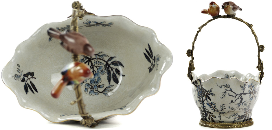 Чаша Basket with Birds on Handle Чаша Basket with Birds on Handle - Loft-Concept в Костроме