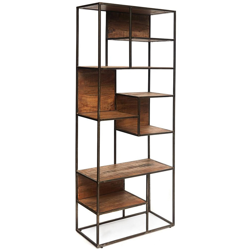Стеллаж Loft Acacia Shelving small Древесина Черный Стеллаж Loft Acacia Shelving small Древесина Черный в Костроме | Loft Concept