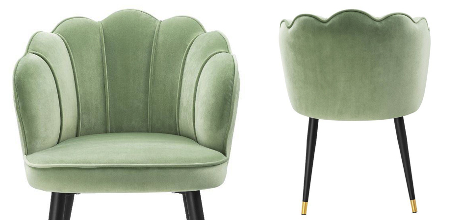 Стул Eichholtz Dining Chair Bristol pistache green Стул Eichholtz Dining Chair Bristol pistache green - Loft-Concept в Костроме