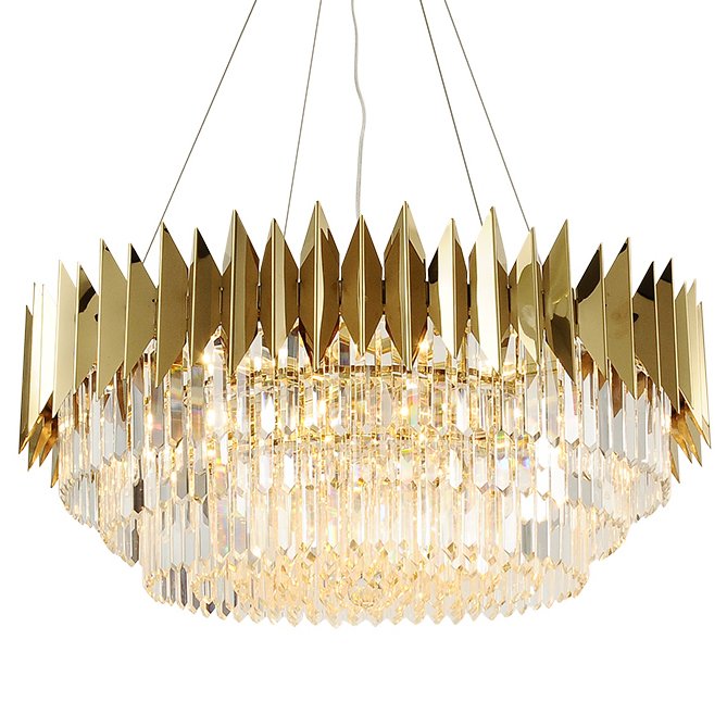 Подвесной светильник KEBO KING CHANDELIER Латунь Прозрачное Стекло Подвесной светильник KEBO KING CHANDELIER Латунь Прозрачное Стекло в Костроме | Loft Concept