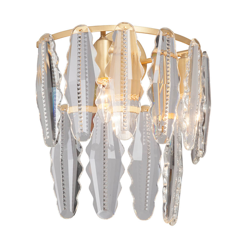 Бра Maogan Textured Sconce Золотой Прозрачный (Transparent) Бра Maogan Textured Sconce Золотой Прозрачный (Transparent) в Костроме | Loft Concept