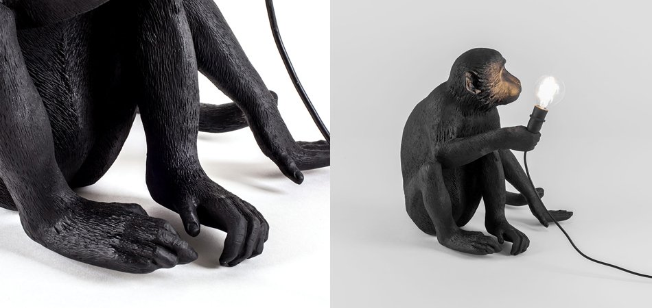 Настольная Лампа SELETTI MONKEY LAMP SITTING VERSION Настольная Лампа SELETTI MONKEY LAMP SITTING VERSION - Loft-Concept в Костроме