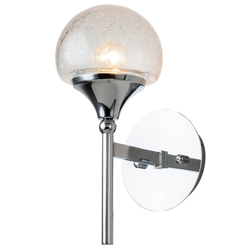 Бра Lluis Wall Lamp Прозрачный Хром Бра Lluis Wall Lamp Прозрачный Хром в Костроме | Loft Concept
