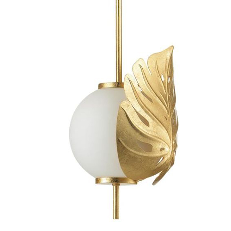Подвесной светильник Gold Monstera Leaf Золотой Подвесной светильник Gold Monstera Leaf Золотой в Костроме | Loft Concept