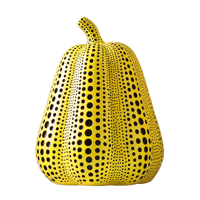 Статуэтка тыквы Kusama Yayoi I Желтый Черный Статуэтка тыквы Kusama Yayoi I Желтый Черный в Костроме | Loft Concept