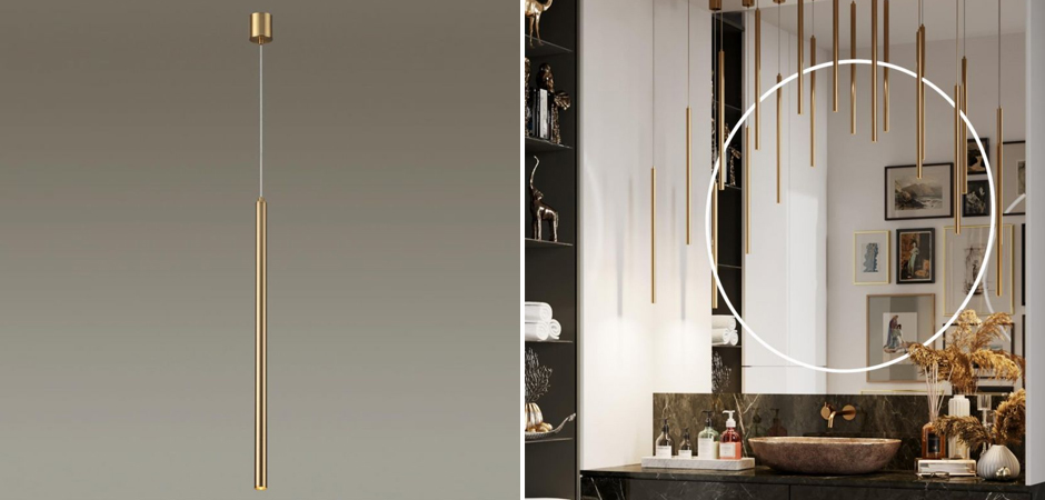 Подвесной светильник Trumpet Tube Gold Подвесной светильник Trumpet Tube Gold - Loft-Concept в Костроме