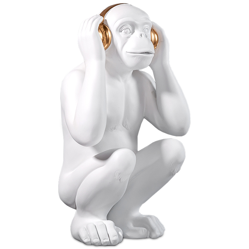 Статуэтка White Monkey Белый Статуэтка White Monkey Белый в Костроме | Loft Concept