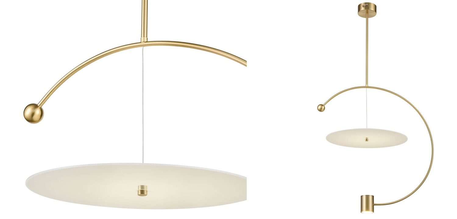 Подвесной светильник Gaspar Half Ring - фото