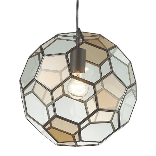 Подвесной светильник Glass & Metal Cage Pendant Globe Multi Прозрачное Стекло Янтарь (Amber) Черный Подвесной светильник Glass & Metal Cage Pendant Globe Multi Прозрачное Стекло Янтарь (Amber) Черный в Костроме | Loft Concept