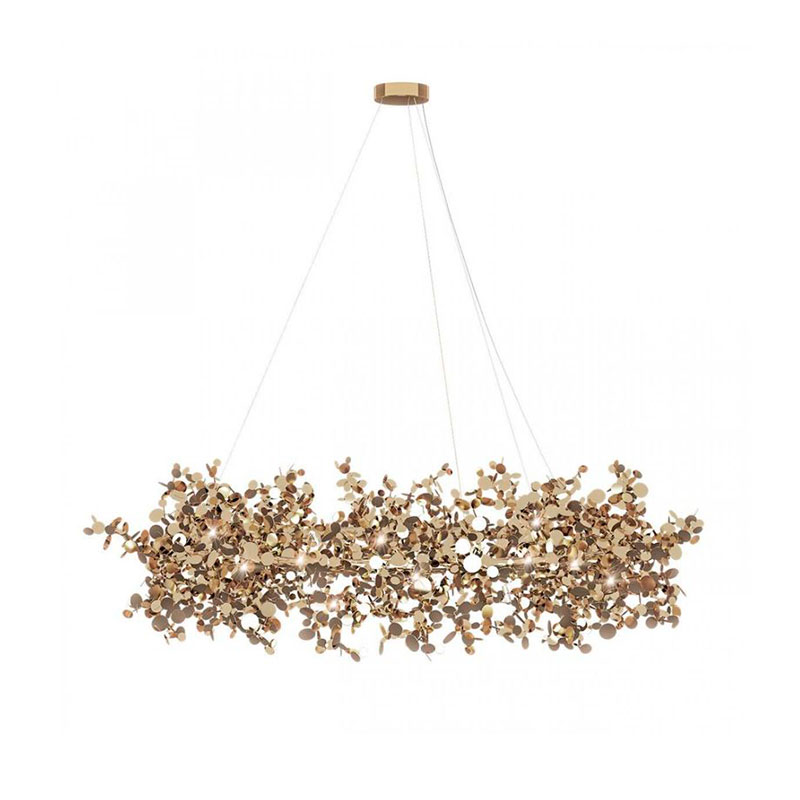 Люстра Terzani Argent Suspension Ring Gold Золотой Люстра Terzani Argent Suspension Ring Gold Золотой в Костроме | Loft Concept