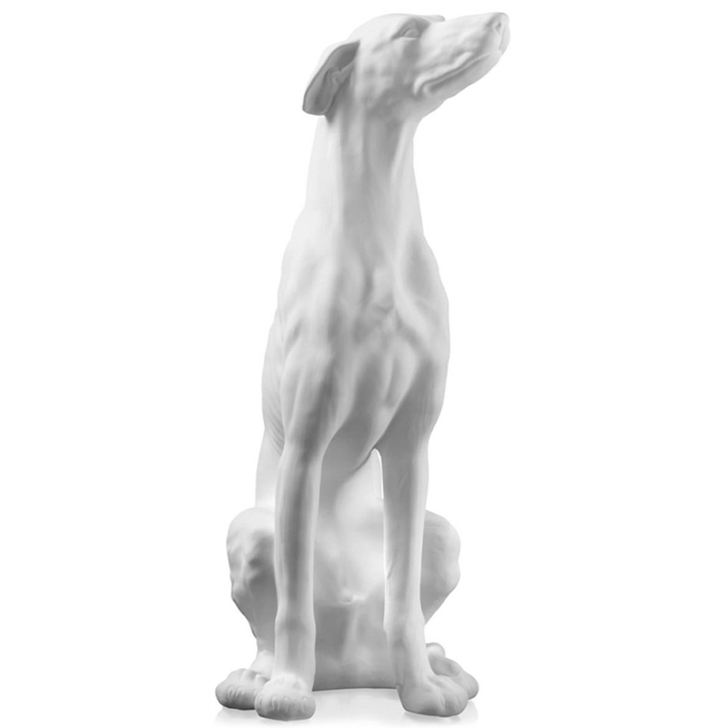 Статуэтка Abhika Greyhound Bisc. White Белый Статуэтка Abhika Greyhound Bisc. White Белый в Костроме | Loft Concept