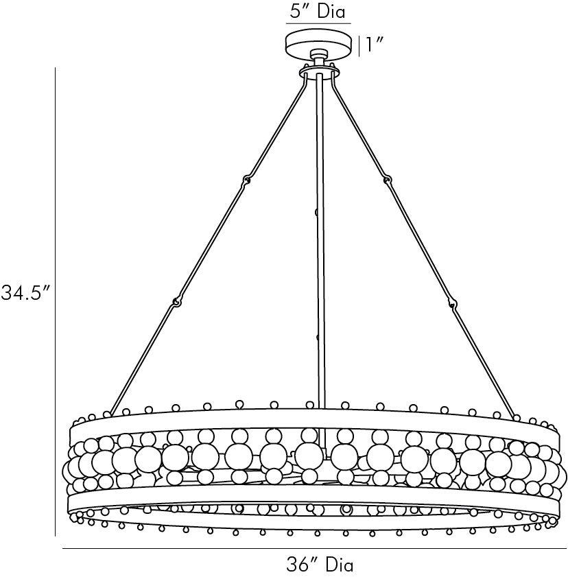 Люстра Arteriors ESME CHANDELIER Люстра Arteriors ESME CHANDELIER в Костроме