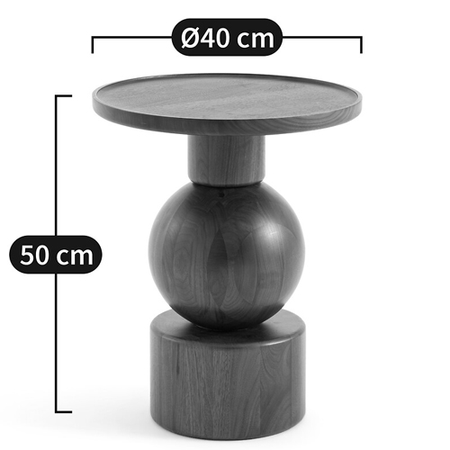 Приставной столик из массива Kobe Dark Wooden Side Table Приставной столик из массива Kobe Dark Wooden Side Table в Костроме