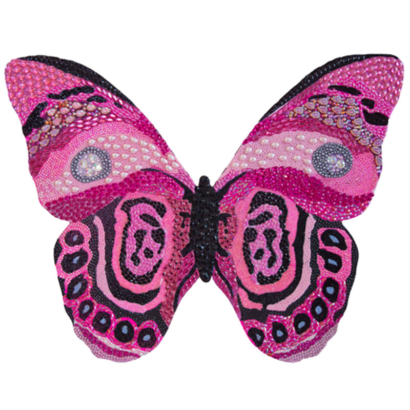 Картина “Pink and Black Bedazzled Butterfly Cut Out” Мульти Картина “Pink and Black Bedazzled Butterfly Cut Out” Мульти в Костроме | Loft Concept