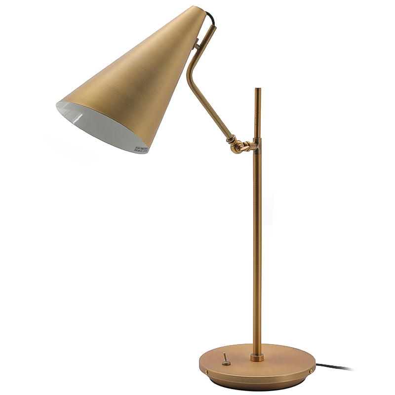 Настольная лампа Tubular Loud Brass Латунь Настольная лампа Tubular Loud Brass Латунь в Костроме | Loft Concept